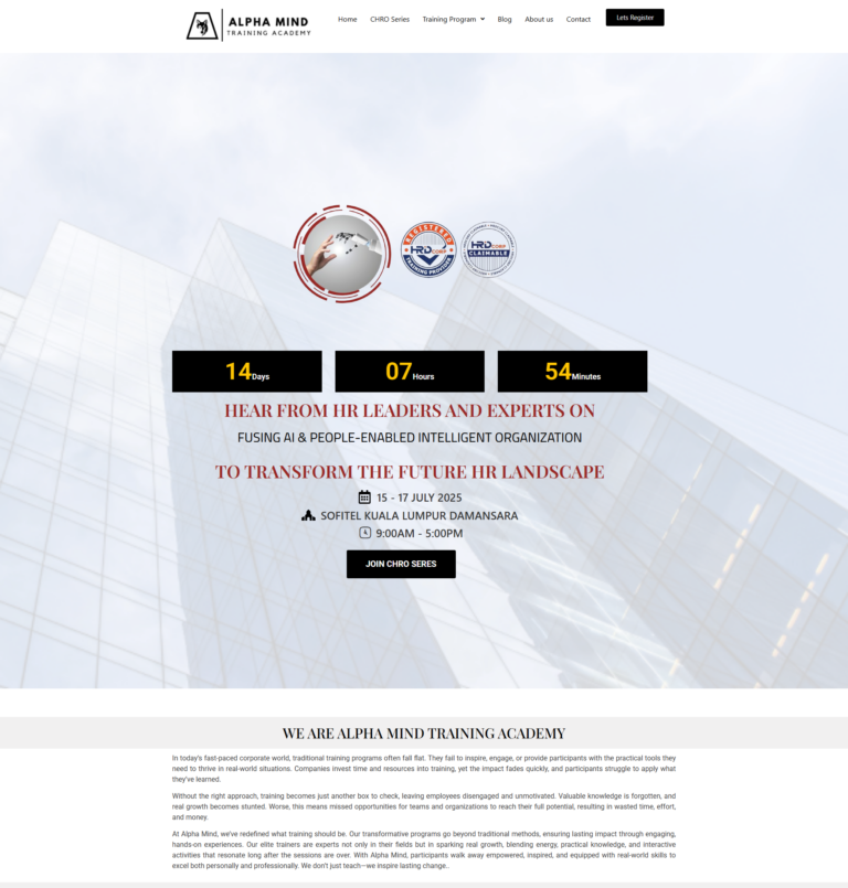 website developer Malaysia - Alpha Mind